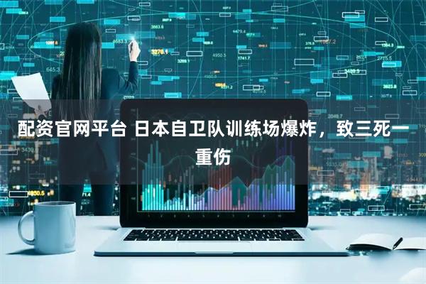 配资官网平台 日本自卫队训练场爆炸，致三死一重伤